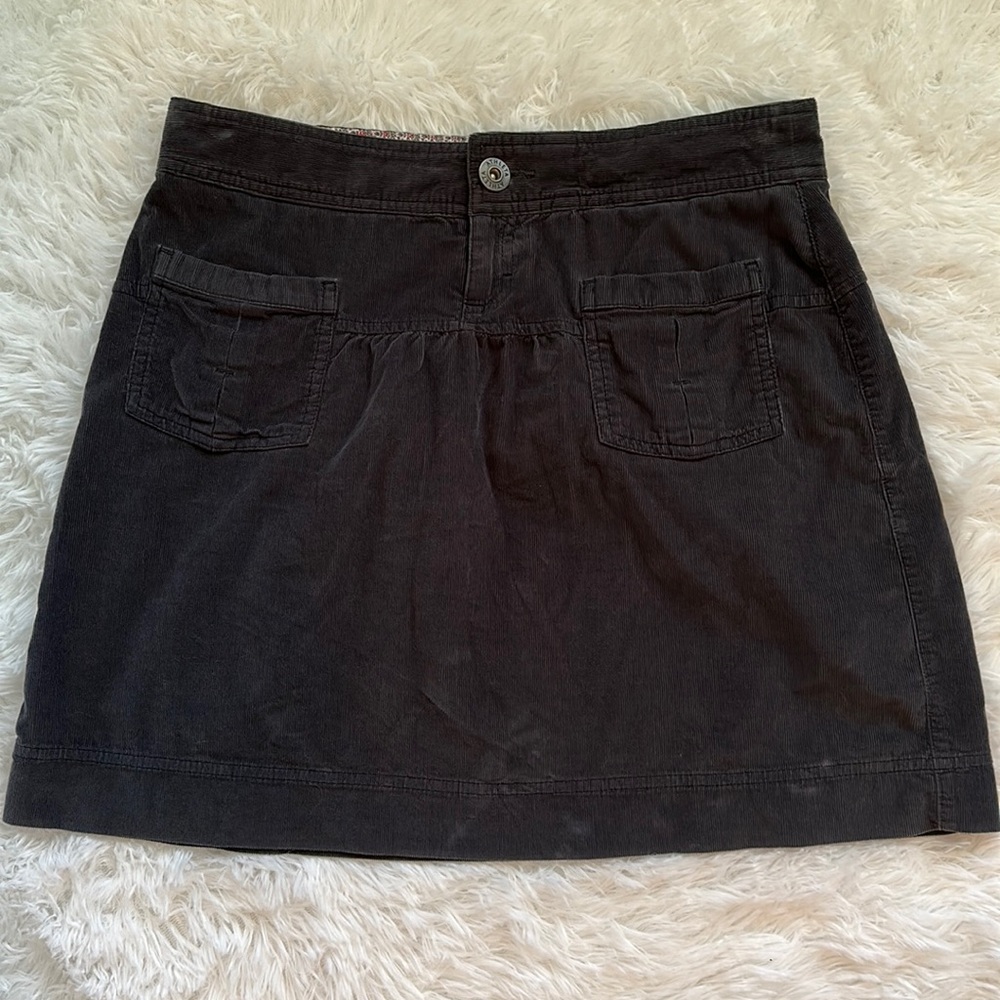 Athleta corduroy mini skirt